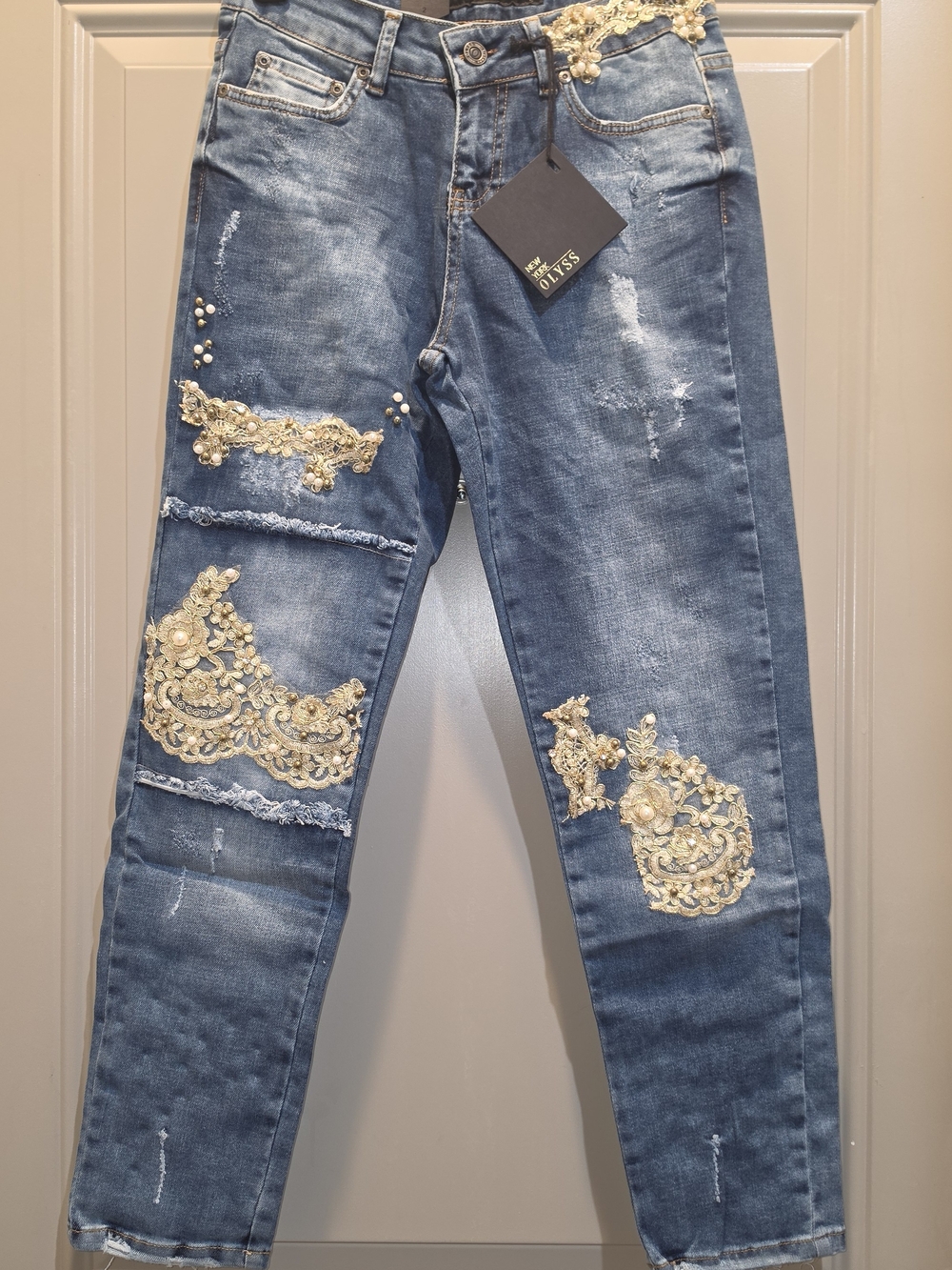 Olyss High Rise Blue Jeans, Size 2, NWT